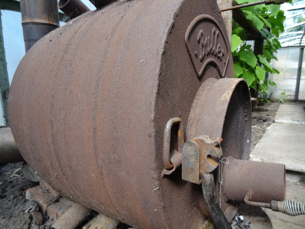 Печь Булерьян в моей теплице.