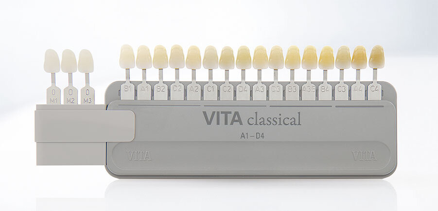 Шкала Vita для подбора цвета виниров