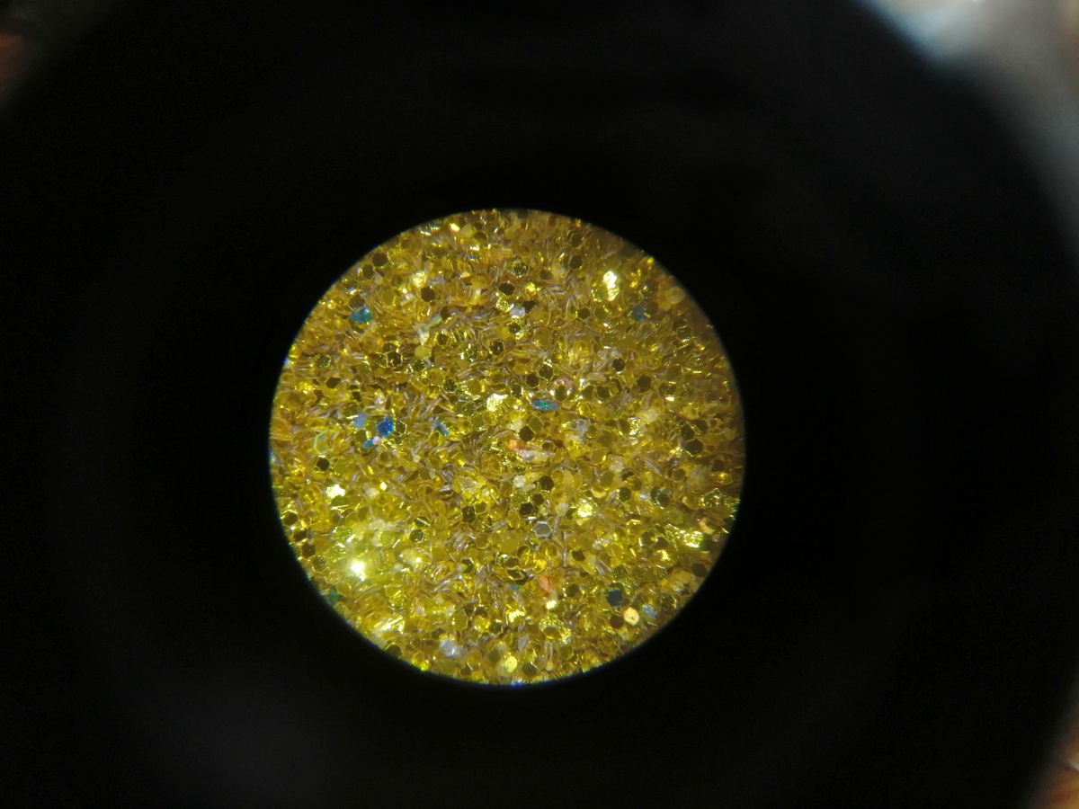 Фото через микроскоп