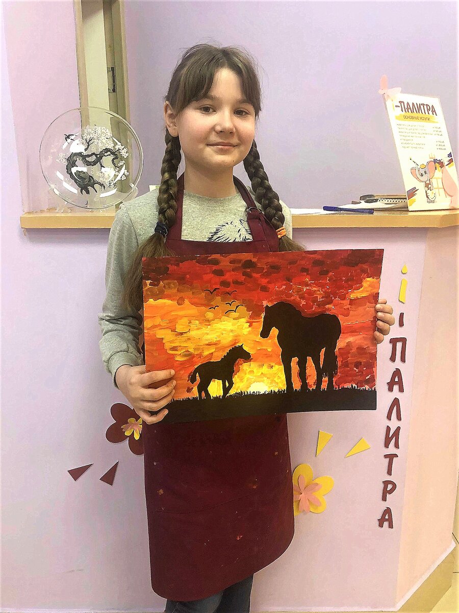  Юные художники I-ПАЛИТРЫ  студии живописи и творчества 