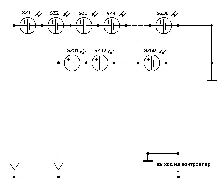 Схема соединения кольцо