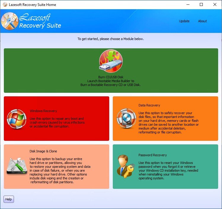 Lazesoft Recovery Suite