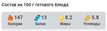 В 200-граммовой порции - примерно 12 гр углеводов. 