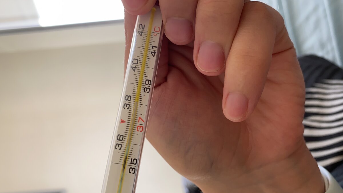  Моя температура была один день 38-39