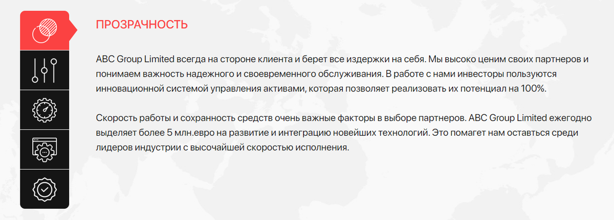 Обзор форекс-брокера ABCfx.pro: условия сотрудничества и отзывы