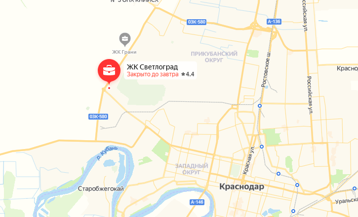 Карта светлограда города