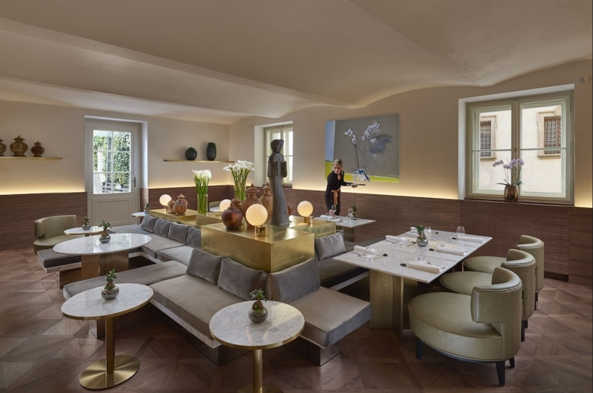 Один из залов ресторана "Mandarin Oriental"