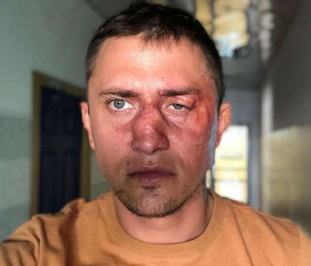 Павел Прилучный на съёмках сериала «В клетке». Фото: Instagram