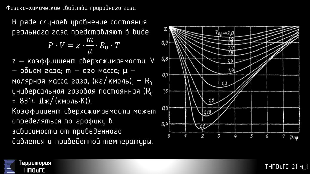Физико-химические свойства природного газа - 1