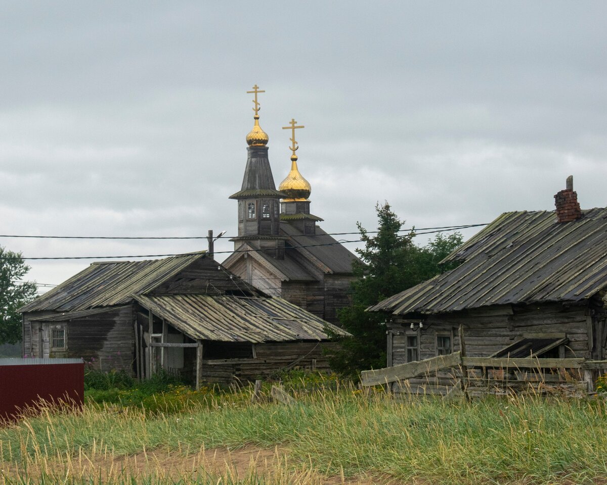 Церковь Сретения Господня (новая) в Кузомень, фото автора