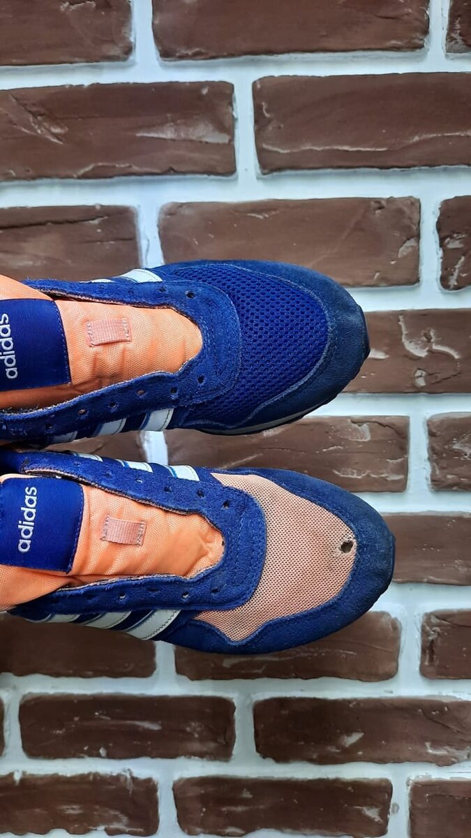 фото до и после ремонта сетки кроссовок