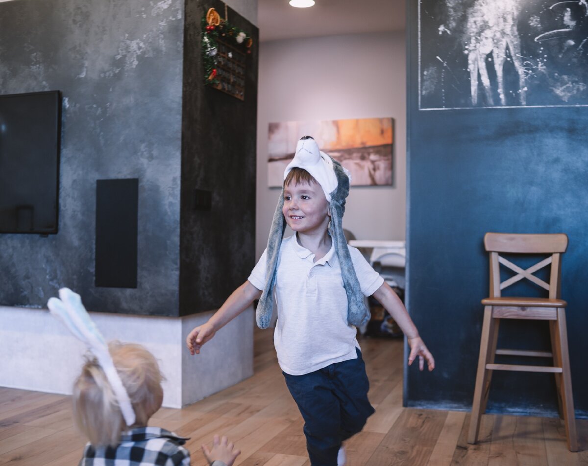 И сынок - страшный волк)