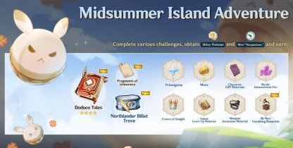 Midsummer Island Adventure - Challenges