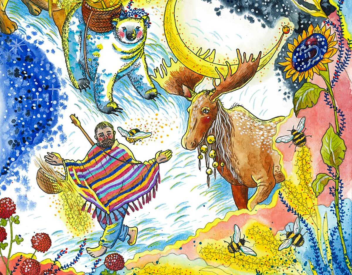 Фрагмент иллюстрации внутри книги