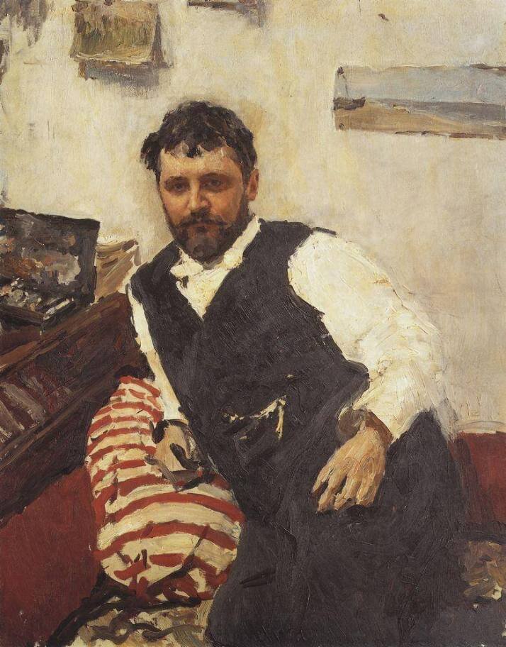 В. Серов. Портрет К. Коровина.