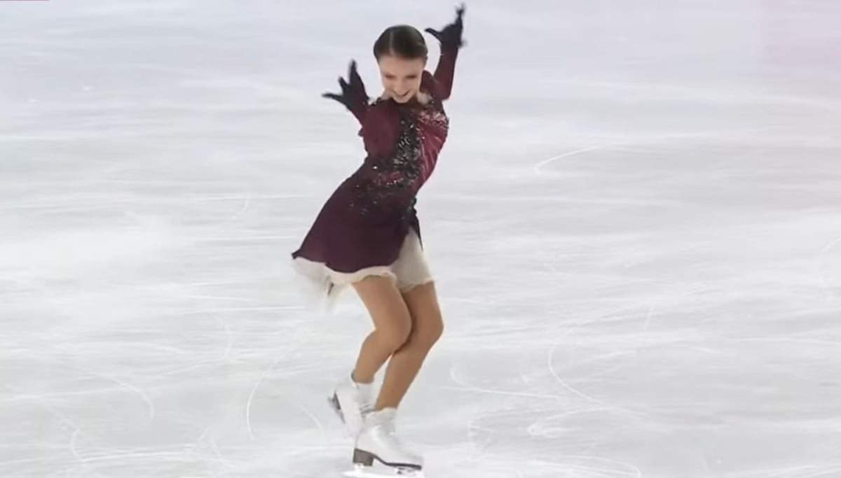 Анна Щербакова. Произвольная программа. Сезон 2021/2022. Источник фото: YouTube канал Первого канала.