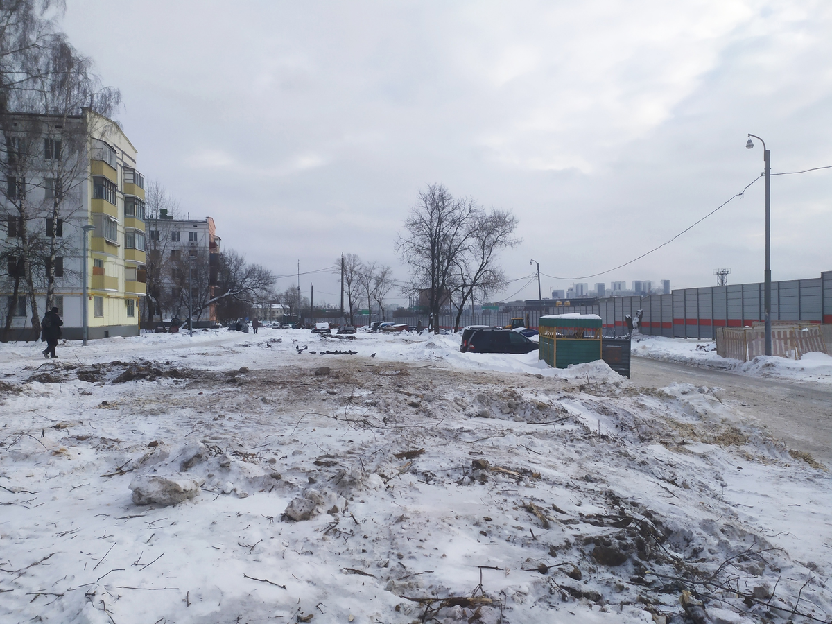 Участок академический. ЗИЛ новаторская метро.