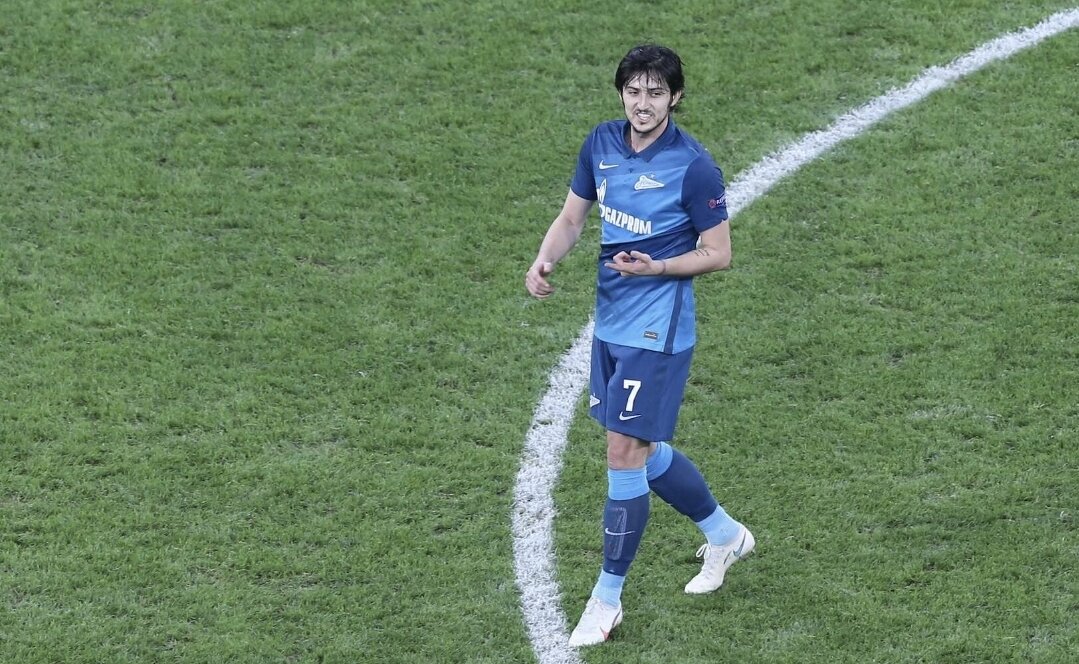 Сердар Азмун в составе "Зенита". Фото fc-zenit.ru