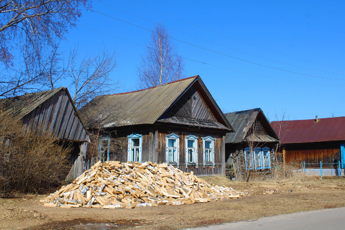 Старинное Нижегородское село Осинки и его дореволюционные дома с каменным  низом и деревянным верхом | Под зонтиком | Дзен