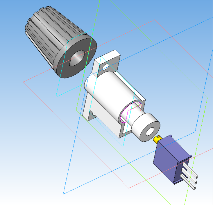 Многооборотный резистор F093 WXD3-12 1W 4K7