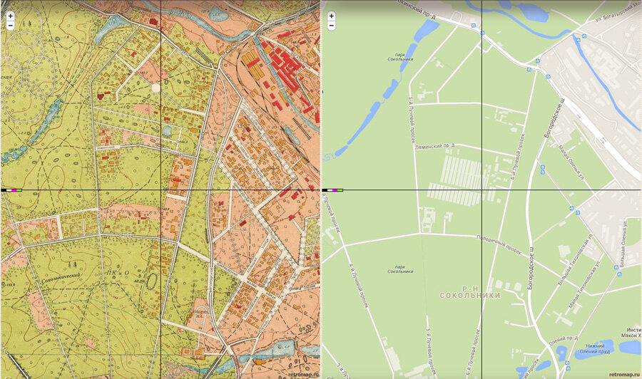 Карта районов москвы сокольники