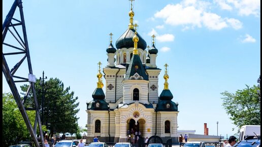 Крым, Храм Воскресения Христова, Байдарские ворота, Орлиное 25.06.2017