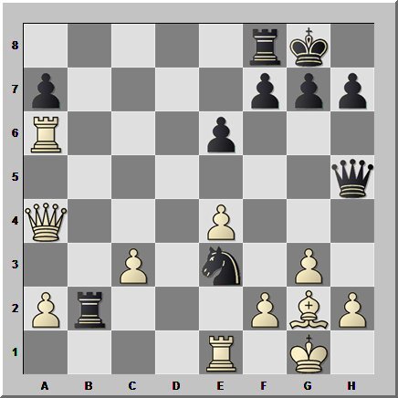 Задание №356. Чёрные начинают и выигрывают