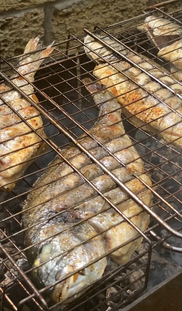 дорада на гриле