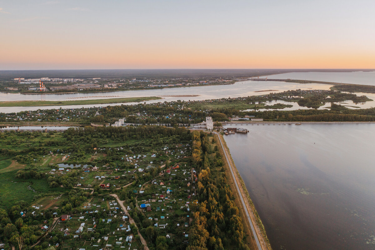 Городец с высоты птичьего полета | Путешествие Пискалика | Дзен