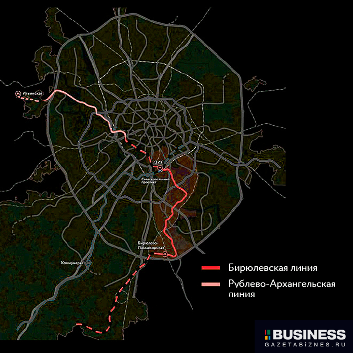 Схема метро архангельской линии на карте москвы