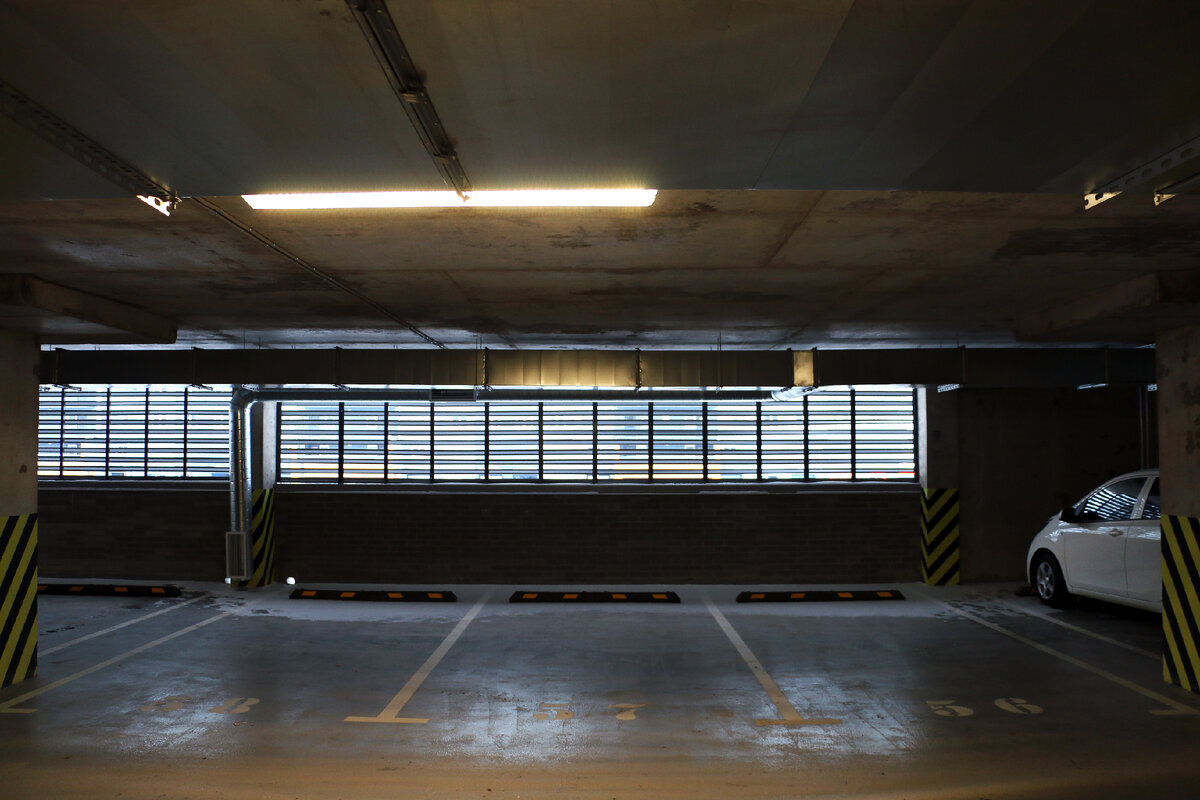 Многоуровневый паркинг в ЖК "Новое Горелово" 