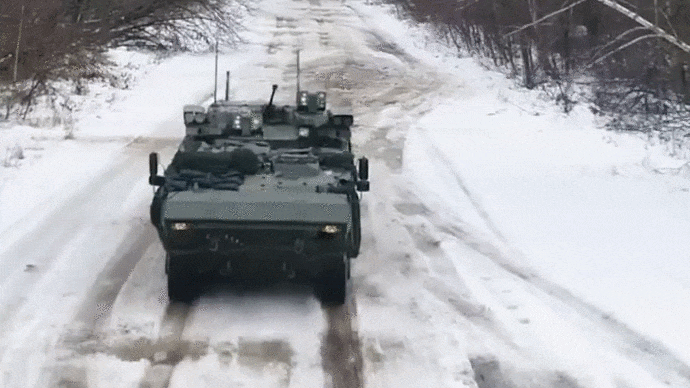 Бронетранспортер ВПК-7829 К-17 "Бумеранг" (анимация).