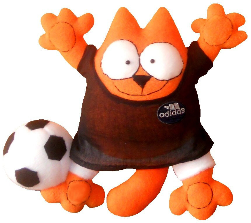 Котик Саймона, сшит под заказ для парня, у которого хобби любительский футбол