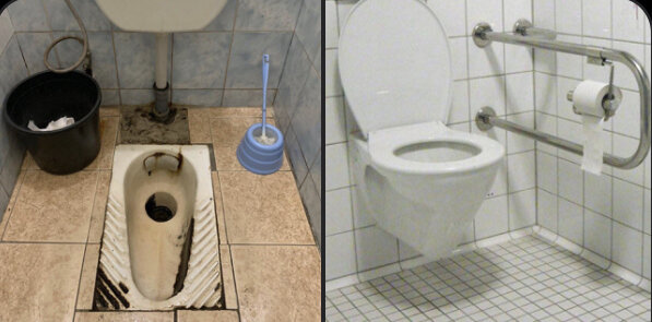 Коротко о разнице в больницах Омска и Германии на примере обычного туалета. Не говорите после этого, что в России думают о населении.