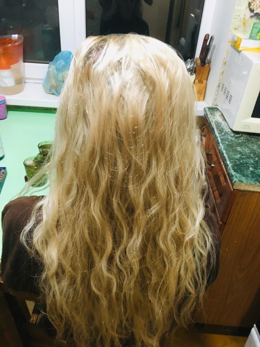 Волосы до покраски