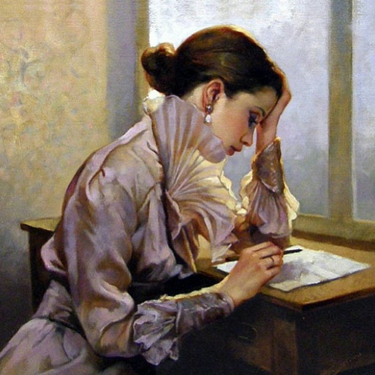 Художник Джанни (Джованни) Стрино / GIANNI STRINO  "Письмо".