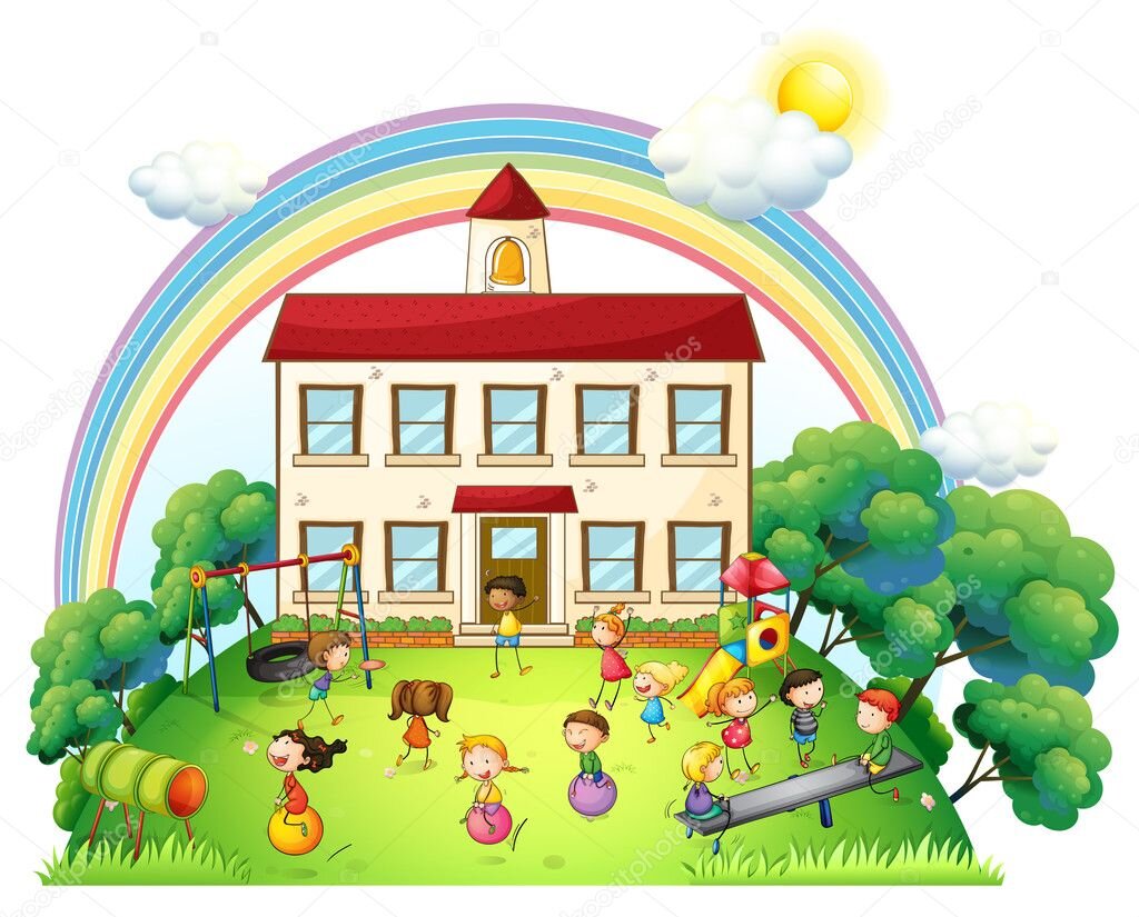 Детский сад здание для детей