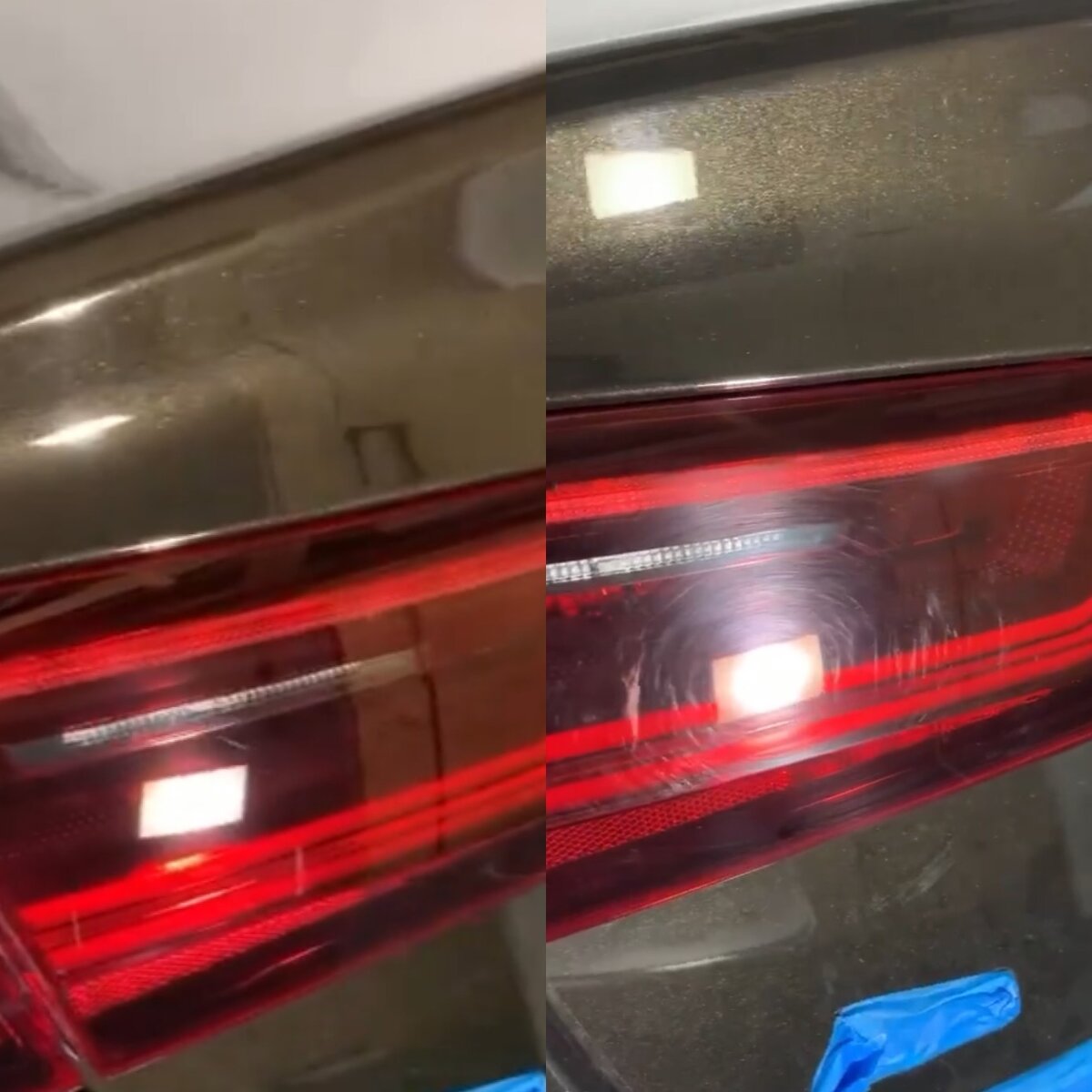 Так выглядят фонари после полировки