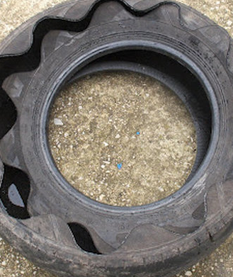 Покрышка горшок