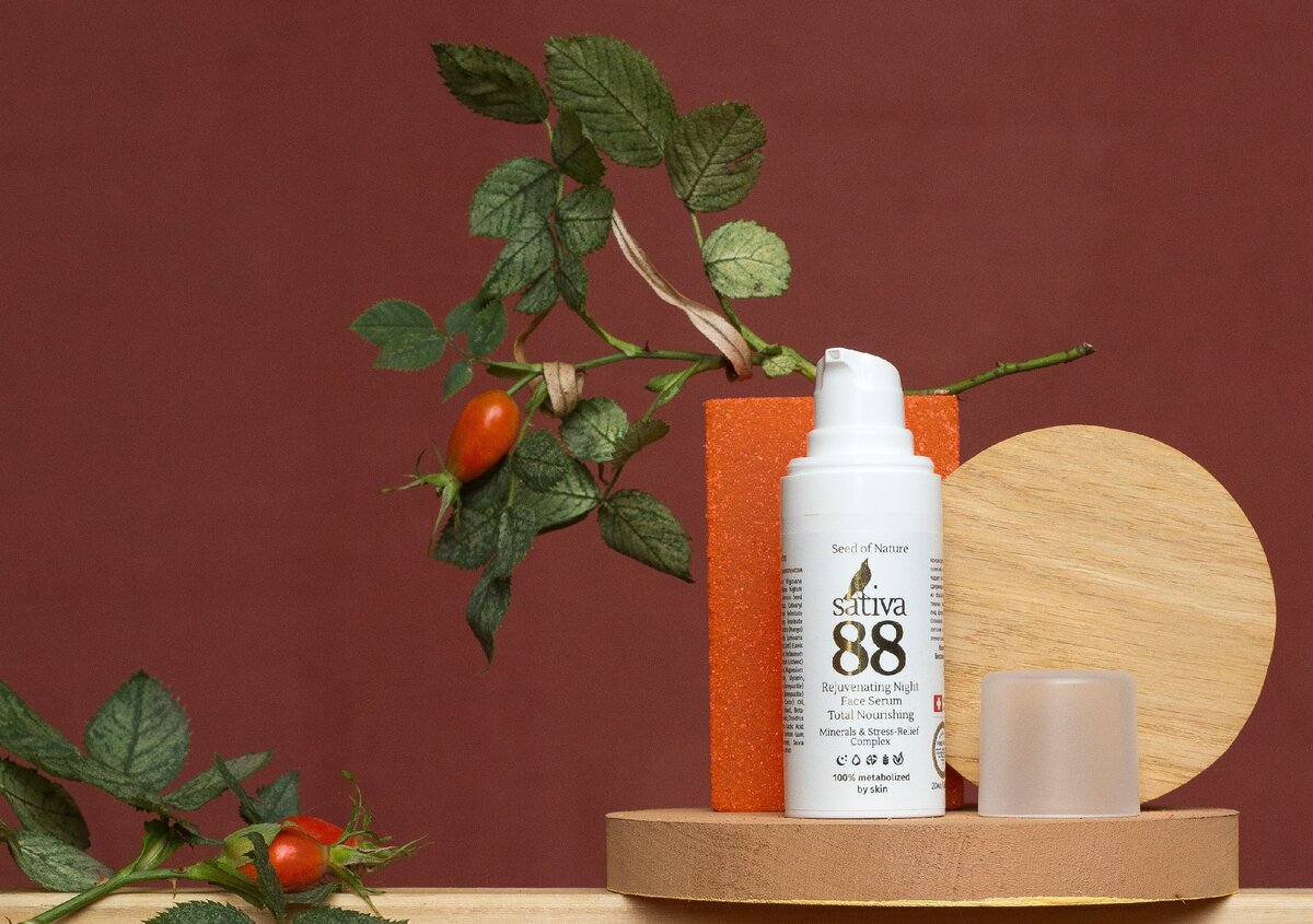 Сыворотка для лица ночная омолаживающая №88 комплексное питание. 