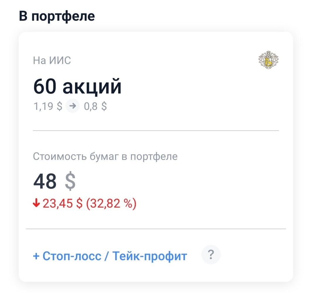                                        Скрин  моего ИИС на 22. 10.2020