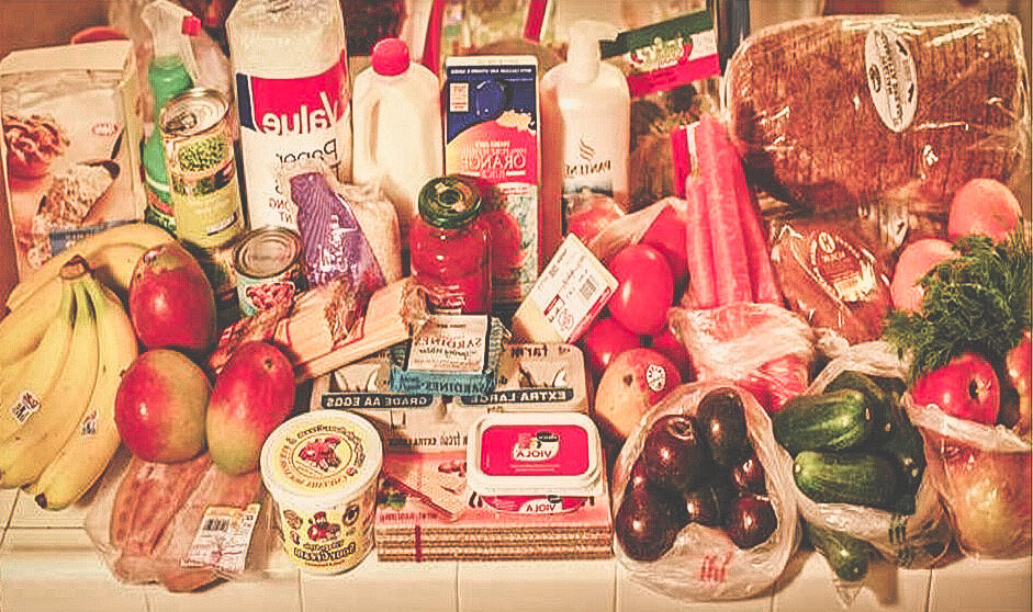 Пример продуктов которые взяли