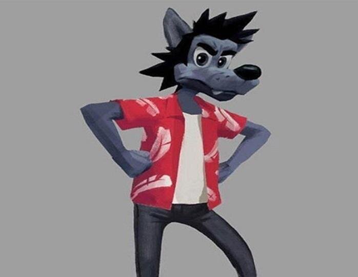 Новый Волк - просто серый.