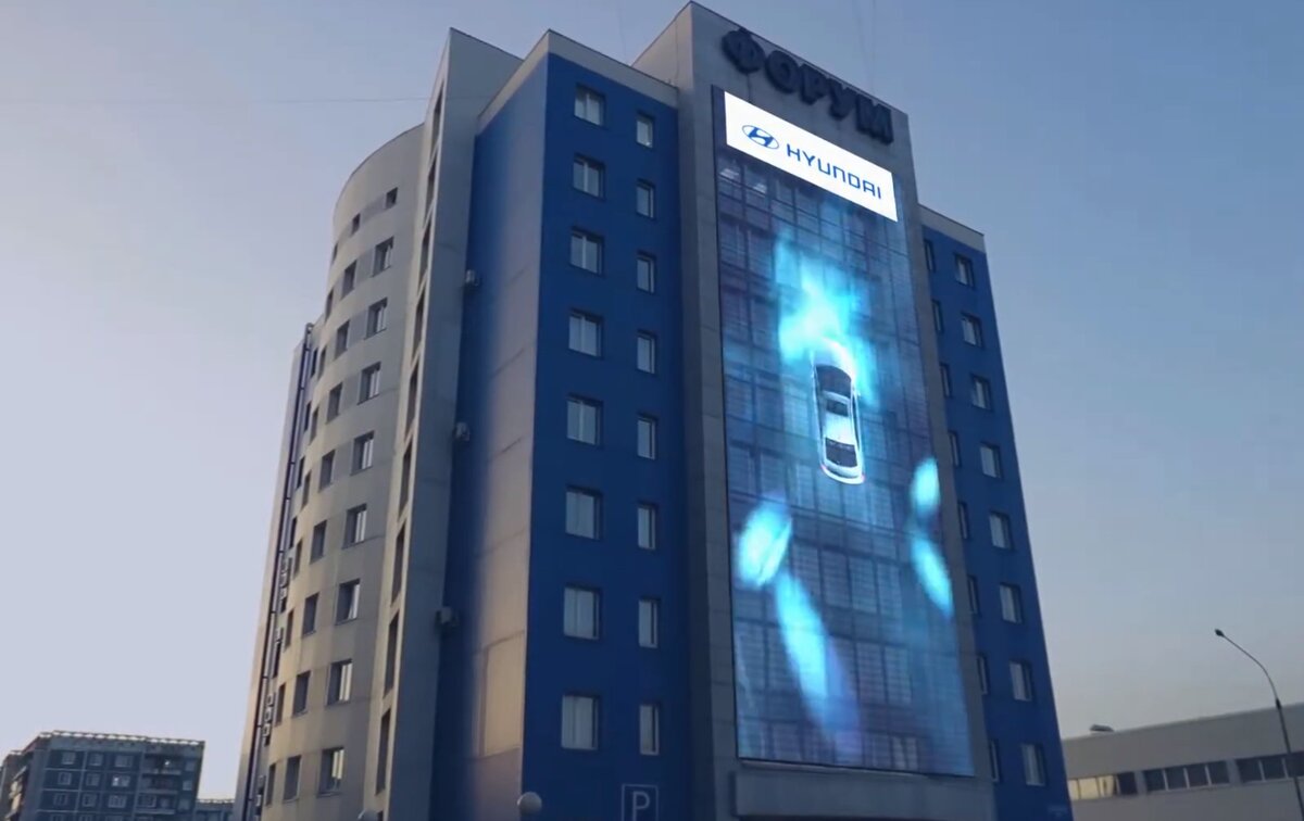 Дизайн-проект медиафасада