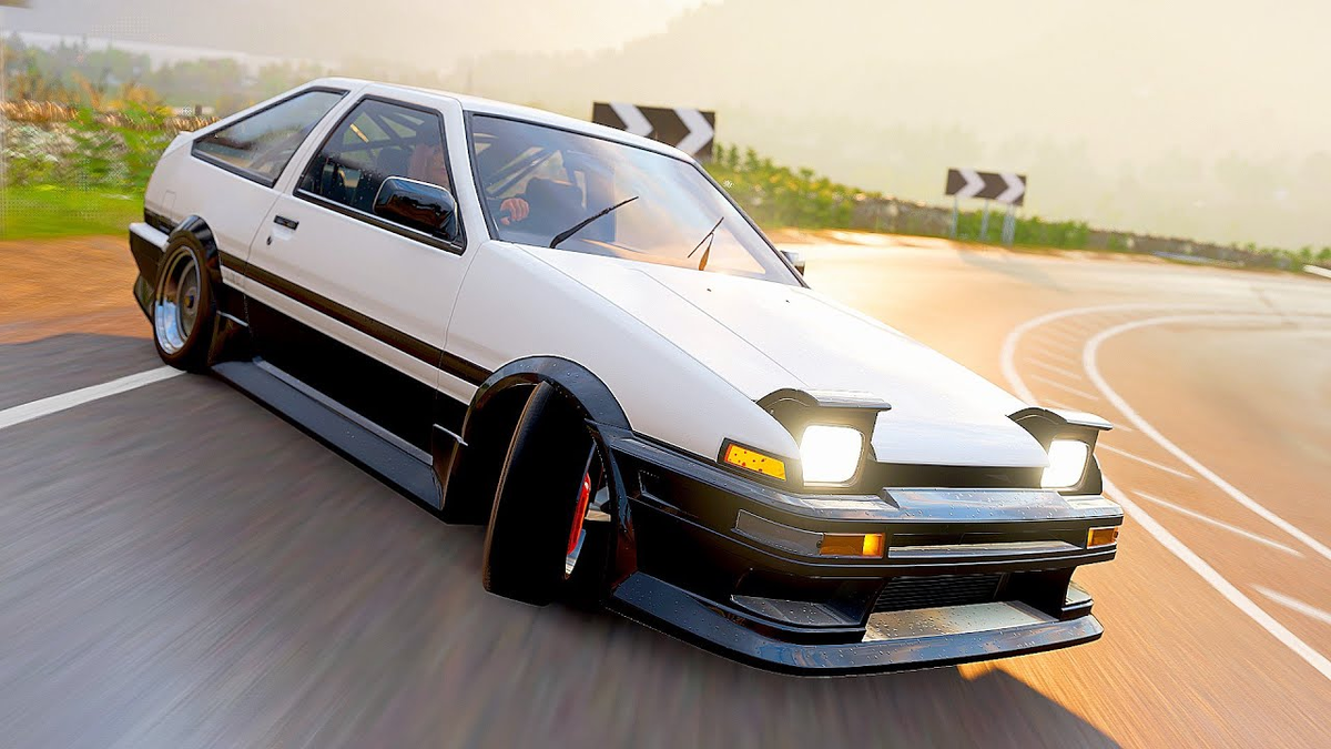 Ае 86 дрифт. Toyota Trueno ae86. Sprinter Trueno ae86. Тойота ae86 Trueno. Toyota Trueno Forza Horizon 4.