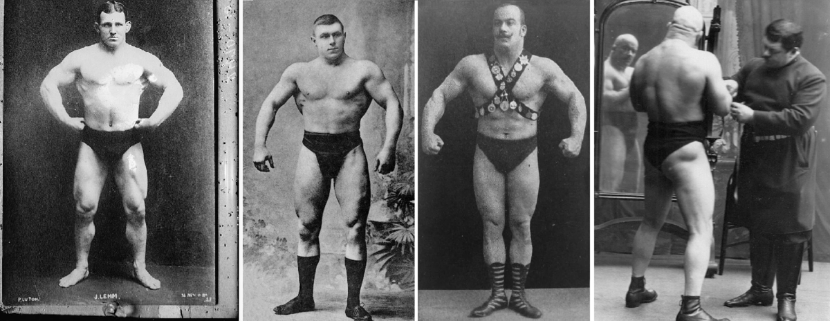 Силачи прошлого - хороший пример того, как может выглядеть мужчина в 40-50 лет