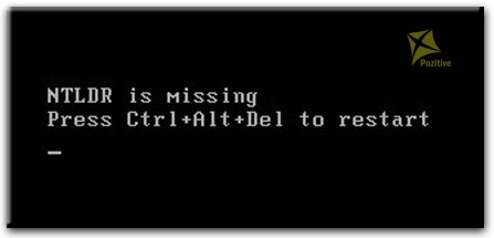 Ошибка NTLDR is missing