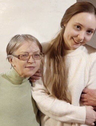 Я с бабушкой Ольгой