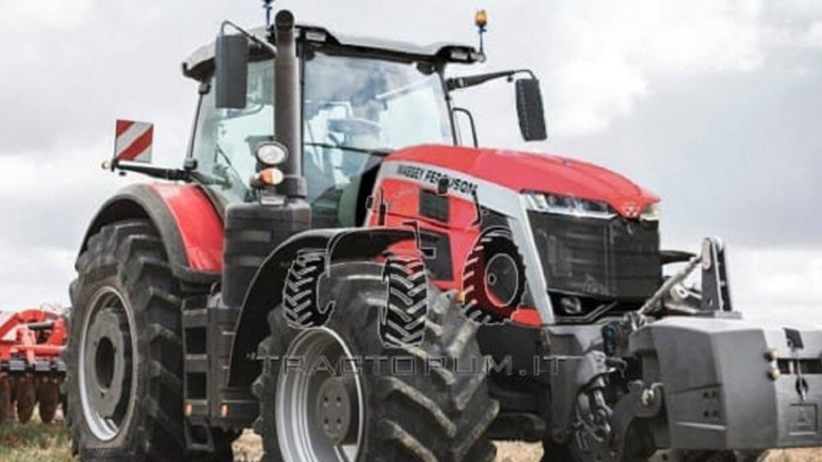 Фото: Портал tractorum.it Предполагаемый внешний вид нового трактора Massey Ferguson серии 9S