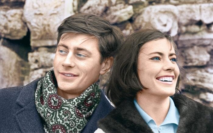 Валентин Смирнитский и Виктория Федорова. Фильм "Двое", завоевал приз Московского кинофестиваля. 